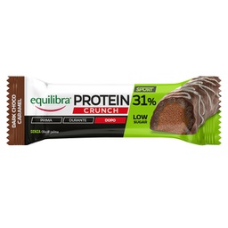 [98965] Barretta Protein 31 Low Sugar Crunch dark choco caramello 40gr -stagionale