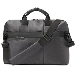 [99202] Borsa Office Bag Job slim dim.43x33x10cm tessuto tecnico antracite INTEMPO