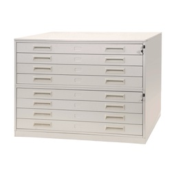 [99068] Portadisegni orizzontale a 8 cassetti per fogli A0 metallo 137x96x122cm