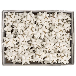 [99268] 50 stelle nastro carta erba 15mmxD6,5cm avorio Brizzolari