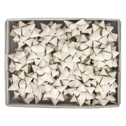 [99269] 36 stelle nastro carta erba 20mmxD9cm avorio Brizzolari