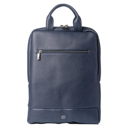 [99386] Zaino slim Gate Trended ecopelle dim. 28x38x10cm blu InTempo