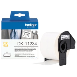 [BRODK11234] Brother 260 etichette adesive per badge da applicare sui vestiti 86 x 60 mm