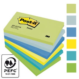 [64213] BLOCCO 100FOGLIETTI POST-IT  76X127MM 655-MTDR DREAM 72GR ASSORTITO