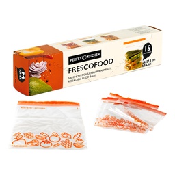[99349] Conf. 15 buste per alimenti Medium 24xh.27,5cm FrescoFood Perfetto