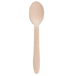[99428] 100 Cucchiai monouso in legno 16,5cm Signor Bio