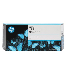 [HP498N8A] Hp Cartuccia ink DesignJet 738 Nero -300ml