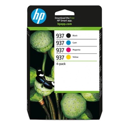 [HP6C400NE] Hp Cartuccia 4-Pack 937 C/M/Y/K