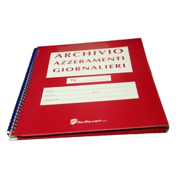 [100339] Cartella per azzeramenti giornalieri 80mm