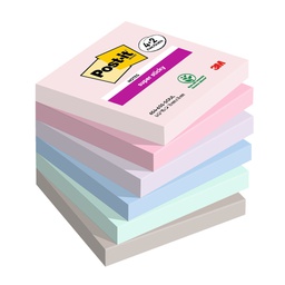 [98957] Valuepack 4+2 Post-it® Super Sticky Soulful, 76x76 mm, 90 foglietti/blocchetto