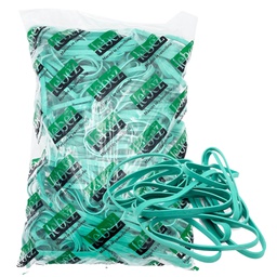 [100007] Elastico fettuccia in gomma verde D150 T8 in sacchetto da 1KG Lebez