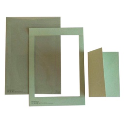 [100081] 10 cartoncini prefustellati 117x170mm salvia Kartos