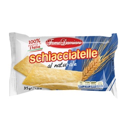 [100204] Confezione 50 Schiacciatelle al naturale monoporzione da 35gr Forno Damiani