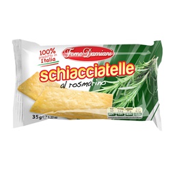 [100205] Confezione 50 Schiacciatelle al rosmarino monoporzione da 35gr Forno Damiani