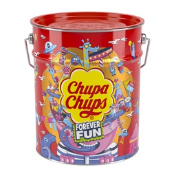 [100370] Chupa chups confanetto in latta 150pz