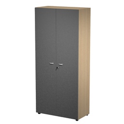 [101019] Armadio alto con ante struttura rovere / ante antracite ESSENCE