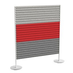 [101043] Pannello acustico FREE STANDING 120xH140cm GRIGIO CH./ROSS/GRIGIO MEDIO Stripes
