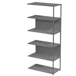[101076] MODULO AGGIUNTIVO libreria Modular 90x44H200cm con struttura ANTRAC.- ANTRACITE