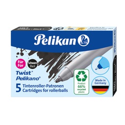 [101277] Scatola 5 cartucce sferografica KM5 ECO nero Pelikan