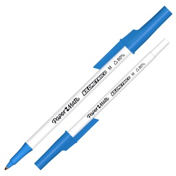 [101522] Penna sfera c/cappuccio Kilometrico Recycled 1.0mm blu Papermate