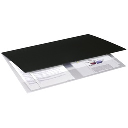 [101820] Sottomano Soft doppio nero 49x34,5 cm Arda