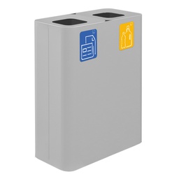 [102082] Gettacarte da interno Pure in acciaio bianco Stilcasa