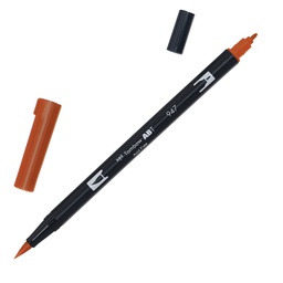 [89307] Pennarello Tombow ABT Dual Brush 947 Burnt Sienna