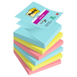 [94355] Cf. 6pz blocco 90foglietti Post-it® Super Sticky Z-Notes 76x76mm R330-6SS-COS