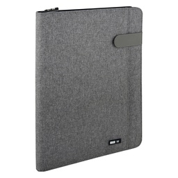 [99501] Portablocco Flap tessuto tecnico f.to A4 grigio City Time