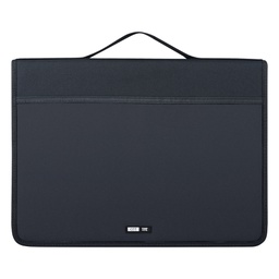 [99503] Portablocco Porter c/manico tessuto tecnico f.to A4 nero City Time