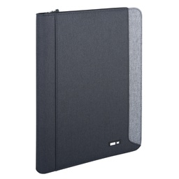 [99504] Portablocco Dual tessuto tecnico f.to A4 nero/grigio City Time