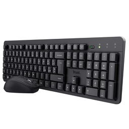 [99577] Set tastiera +Mouse Wireless ultrasilenzioso TKM-360-Trust