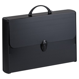 [99738] Valigetta polionda Total Black 28x43cm dorso rigido 8,5cm Favorit