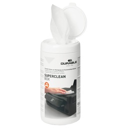 [99764] Salviette Detergenti per superfici in plastica SUPERCLEAN BOX 100pz- Durable