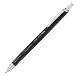 [99917] Roller EnerGel Metal Slim punta 0.7mm fusto nero Pentel