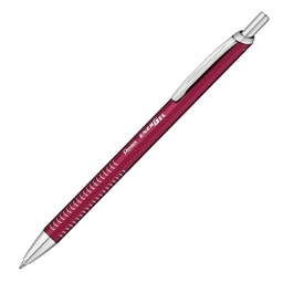 [99918] Roller EnerGel Metal Slim punta 0.7mm fusto rosso Pentel