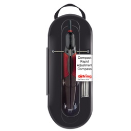 [99974] Compasso c/regolazione 360mm set 3 pz Rotring