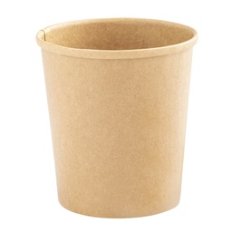 [100116] 25 Bowl per zuppe monouso 780ml in cartoncino avana Signor Bio
