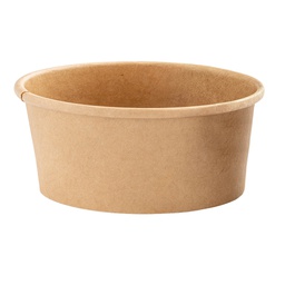 [100117] 25 Bowl per zuppe monouso 180ml in cartoncino avana Signor Bio