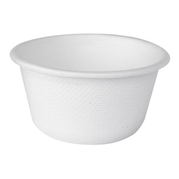 [100121] 100 Coppette porta salse monouso in canna da zucchero 60ml bianco Signor Bio