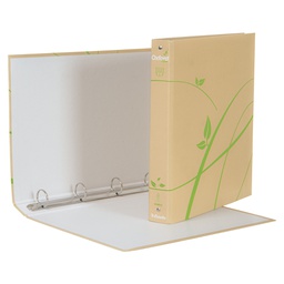 [100129] Raccoglitore a 4 anelli D30 avana f.to 22 x 30 cm Oxford Green Esselte