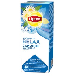 [100268] Confezione 25 filtri Camomilla Feel Good Selection Lipton