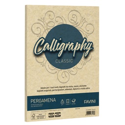 [100404] Carta Calligraphy Pergamena 190gr A4 250fg crema 05 Favini