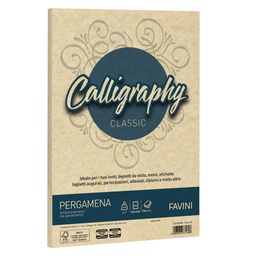 [100407] Carta Calligraphy Pergamena 190gr A3 250fg crema 05 Favini