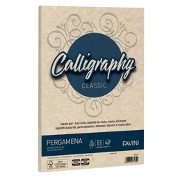 [100408] Carta Calligraphy Pergamena 190gr A3 250fg sabbia 02 Favini