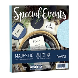 [100442] 10 buste Special Events 120gr 170x170mm azzurro 02 Favini
