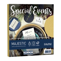 [100444] 10 buste Special Events 120gr 170x170mm oro 04 Favini