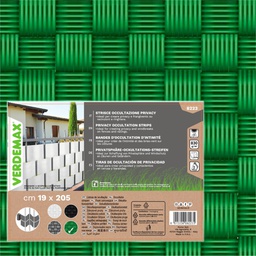 [100460] Striscia occultazione privacy 19x205cm verde Verdemax