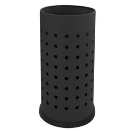 [100468] Portaombrelli forato 21L in acciaio nero Stilcasa
