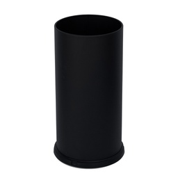 [100470] Portaombrelli Steel con vaschetta interna 22L in acciaio nero Stilcasa